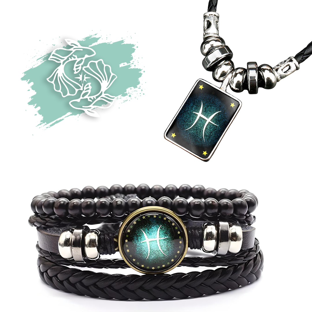 Bracciale Segno Zodiacale + Collana in Omaggio