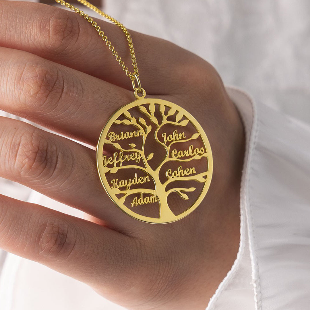 Personalized Tree of Life Necklace