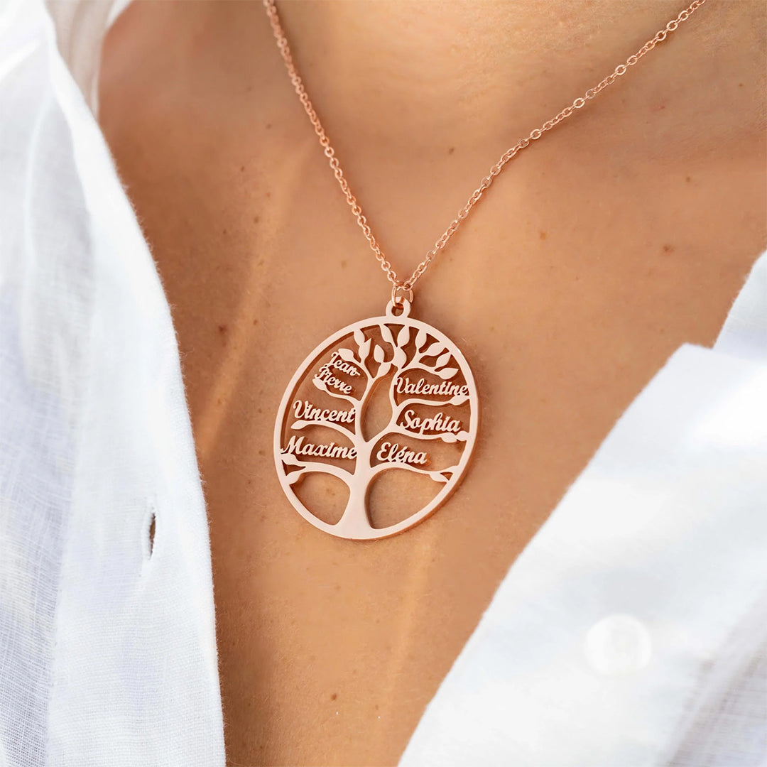 Personalized Tree of Life Necklace