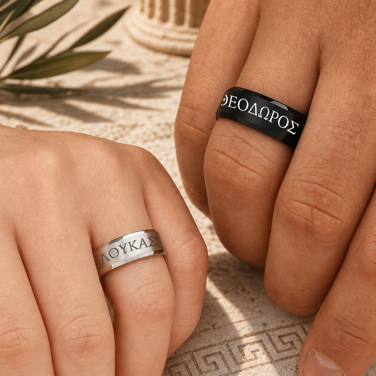 Anello Personalizzato Greco Antico