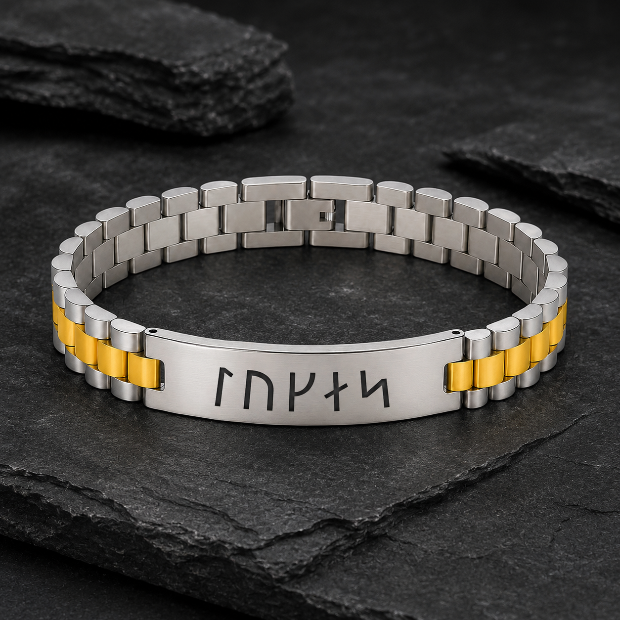 Personalized Viking Runes Bracelet for Men
