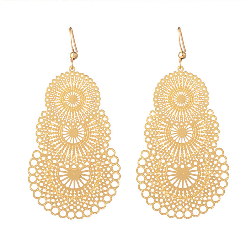 Boucles d'Oreilles Ethnique Africaine