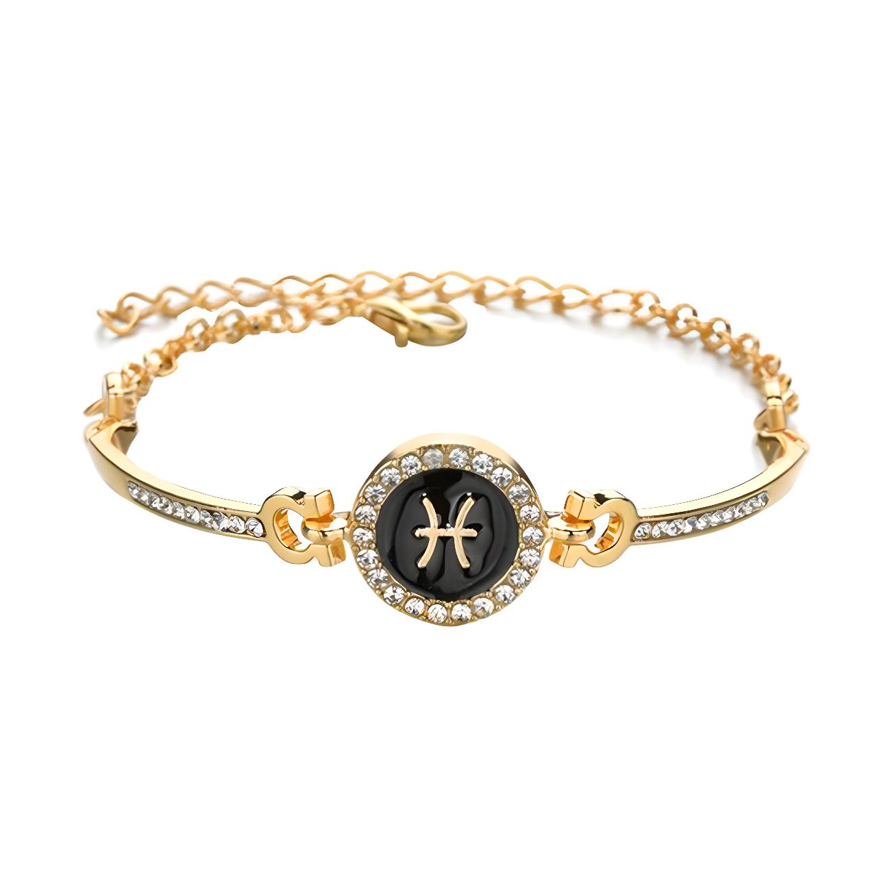 Gold Zodiac Bracelet for Women