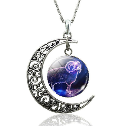 Moon Zodiac Necklace