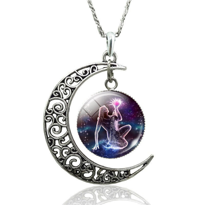 Moon Zodiac Necklace