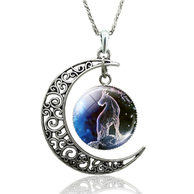 Moon Zodiac Necklace