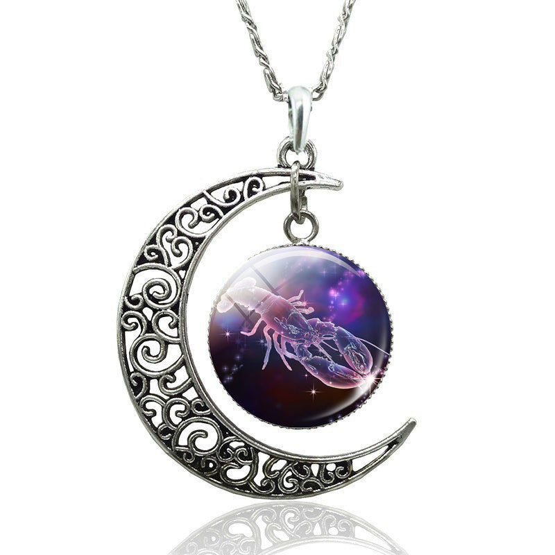 Moon Zodiac Necklace