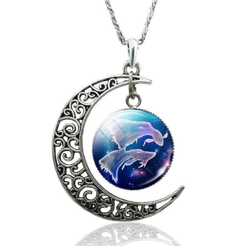 Moon Zodiac Necklace