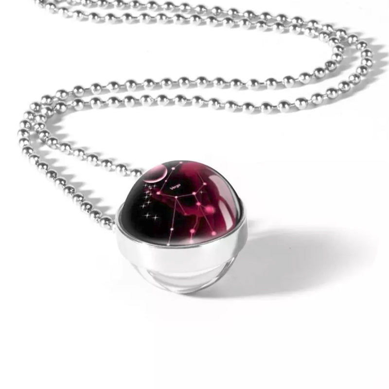 Zodiac Constellation Sphere Necklace