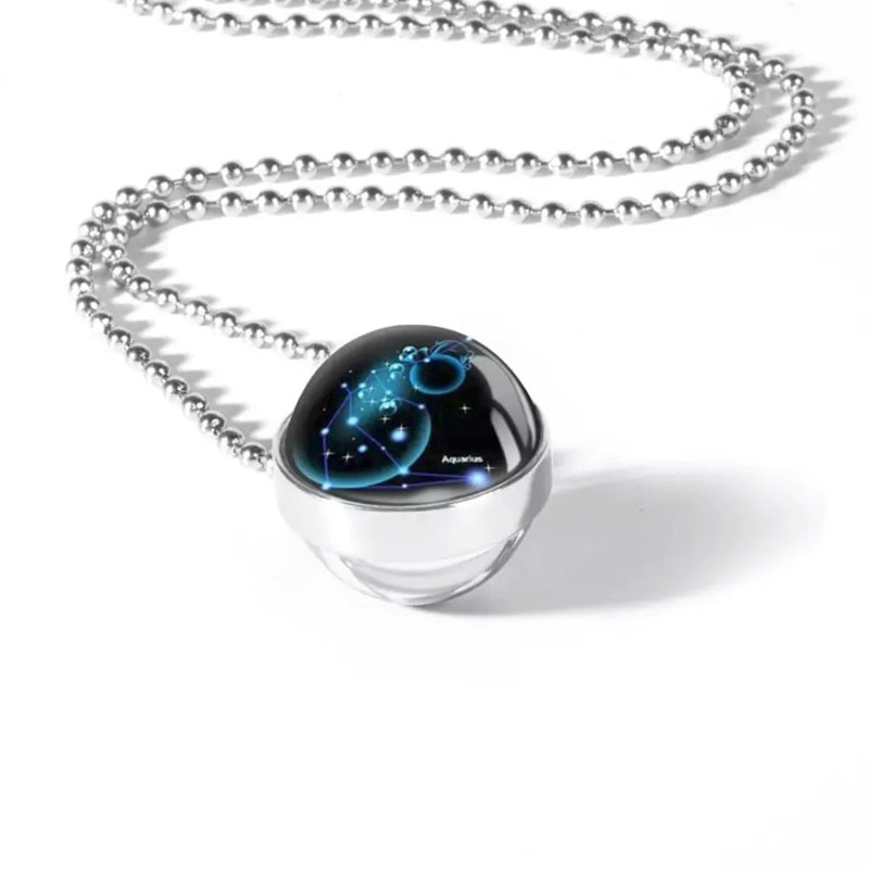 Zodiac Constellation Sphere Necklace