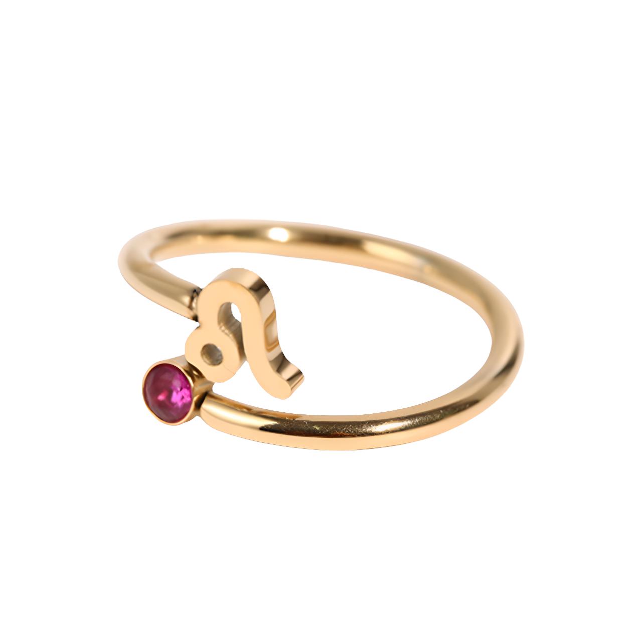 Sternzeichen Ring Gold