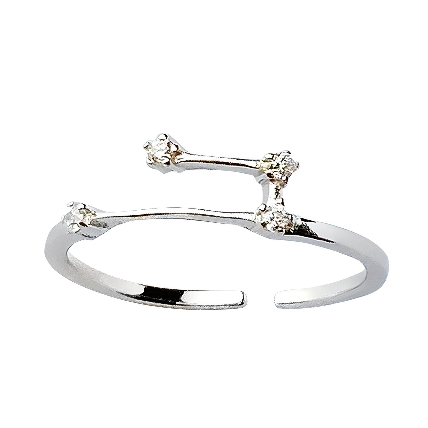 Sternzeichen Ring Silber