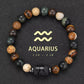 Bracciale Segno Zodiacale con Pietra Naturale