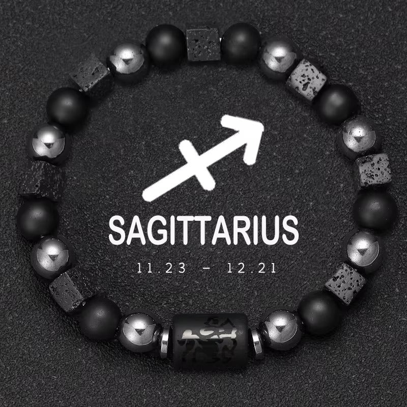 Bracciale Segno Zodiacale con Pietra Naturale