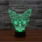 3D LED Bastet Lamp