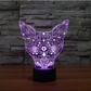 3D LED Bastet Lamp