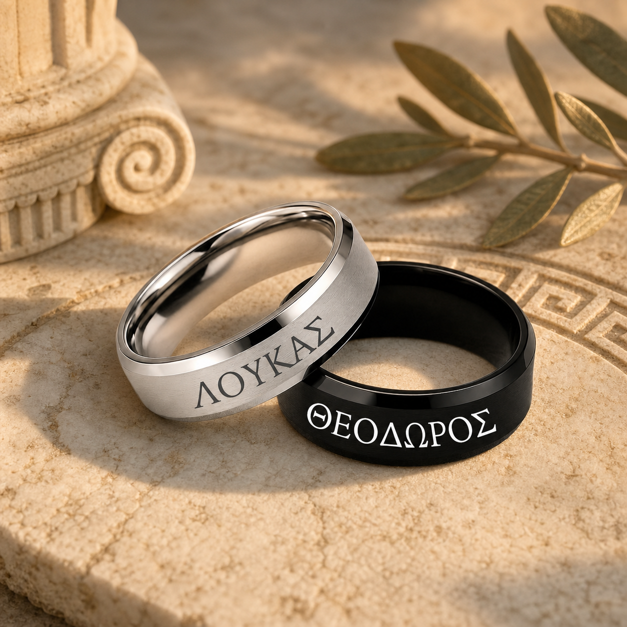 Anello Personalizzato Greco Antico