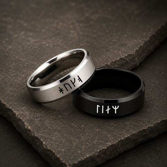 Anello Personalizzato Rune Vichinghe