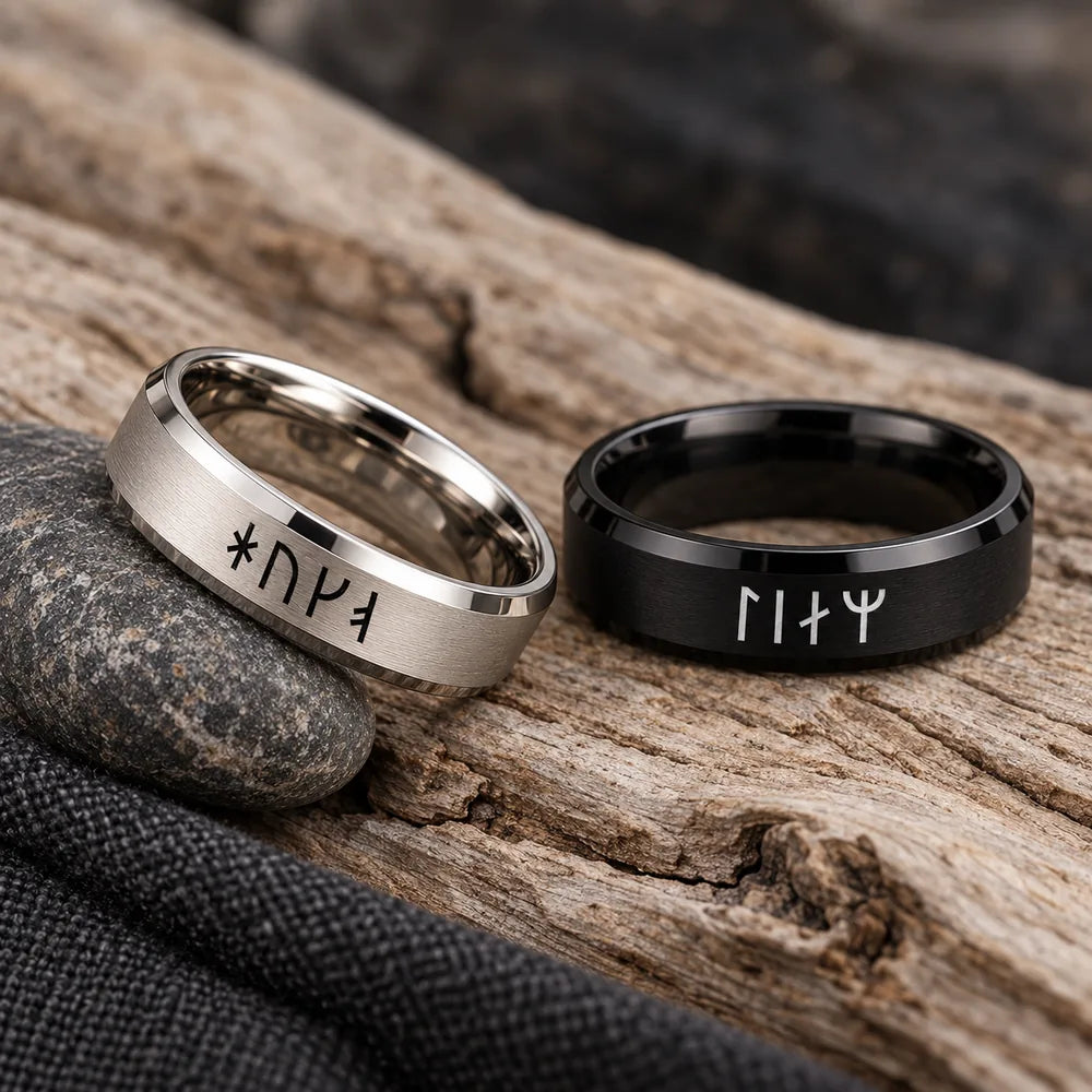 Anello Personalizzato Rune Vichinghe – 4