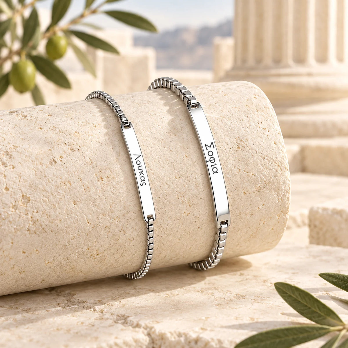 Bracelets Couple Grecs Personnalisés