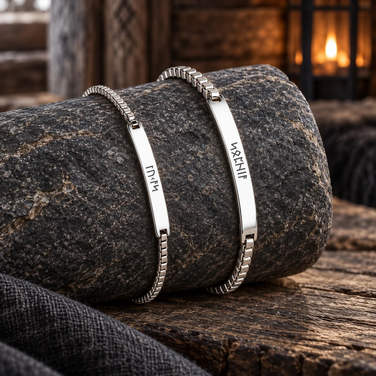 Bracelets Couple Viking Personnalisés