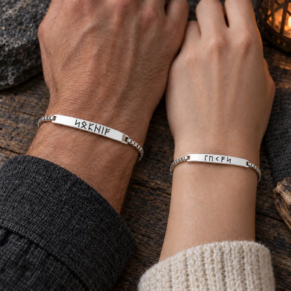 Bracelets Couple Viking Personnalisés