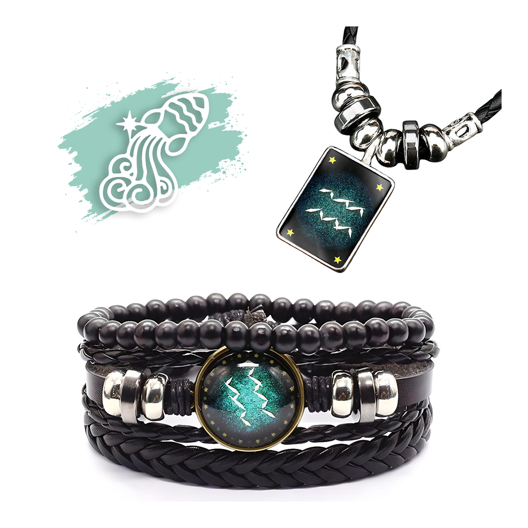 Zodiac Bracelet + Free Necklace