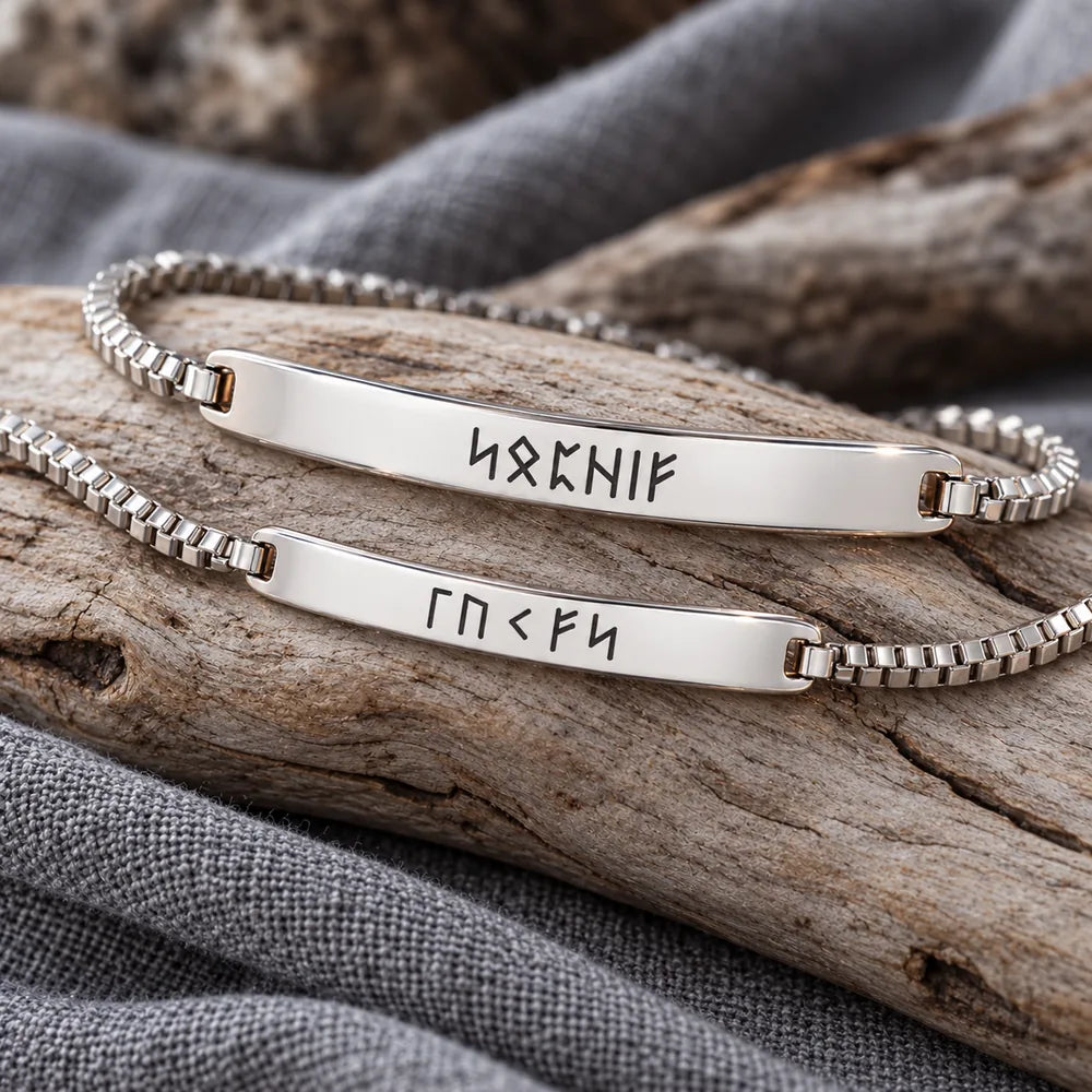 Bracelets Couple Viking Personnalisés – 3