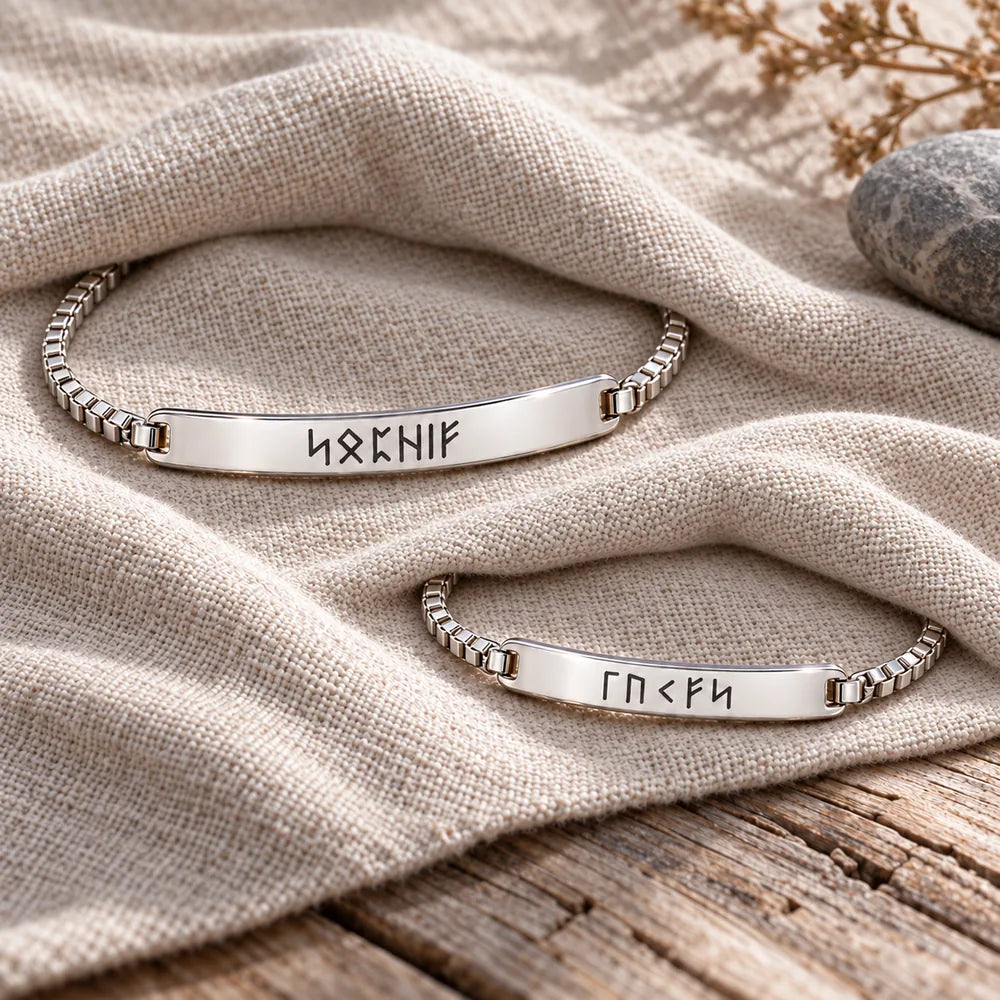 Bracelets Couple Viking Personnalisés – 4