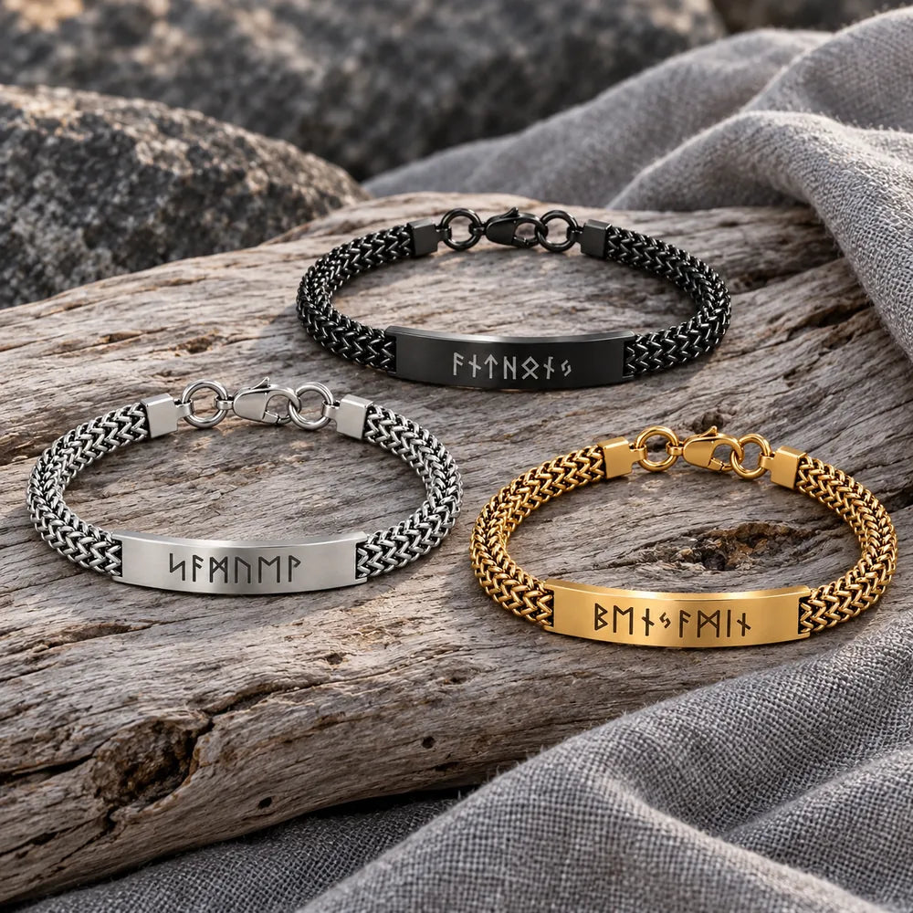 Bracelet Gourmette Viking Homme – 4