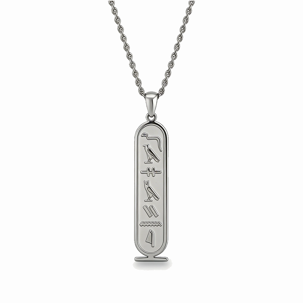 Personalized Egyptian Hieroglyph Necklace