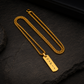 Collier Runes Viking Gravé Homme