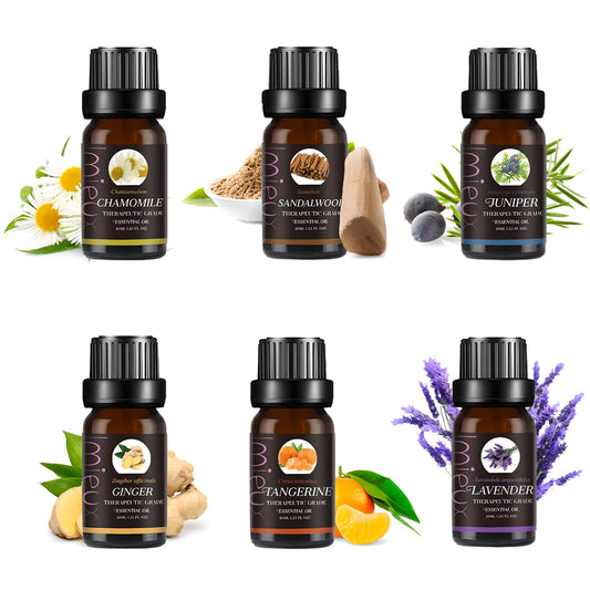 Batch of 6 Essential Oils